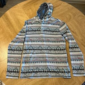 On the Byas Multicolor Hooded Shirt